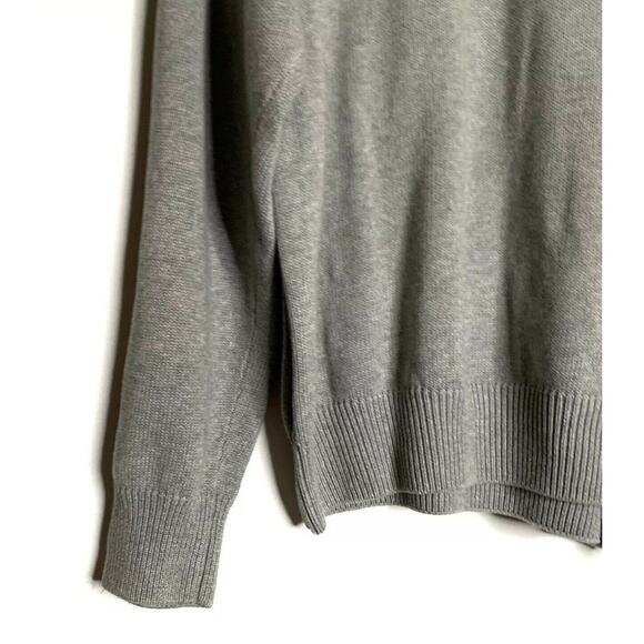 Nautica Mens Crew Neck Navtech Sweater Gray Sz 2XL Pullover Long Sleeves Cotton - Picture 5 of 6